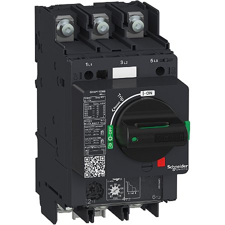 Motor Circuit Breaker, Tesys Gv4, 3P, 115A, Icu 50Ka, Thermal Magnetic, Lugs Terminals GV4P115N6 SCHNEIDER