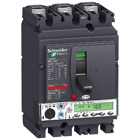 Disjuntor Nsx160F Micrologic5.2A 100A 3P LV430881 SCHNEIDER