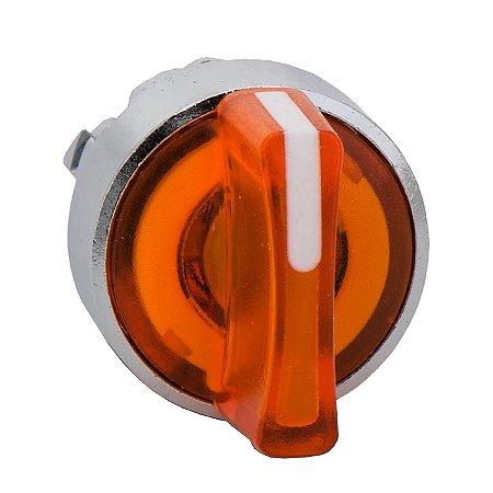 Cabeçote Para Comutador Luminoso Ø22Mm Metálico, 3 Posições Retorno Por Mola, Amarelo ZB4BK1753 SCHNEIDER