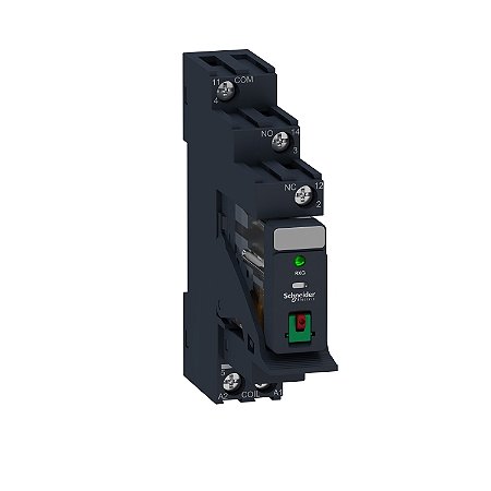 Interface Plug-In Relay Pre-Assembled, 10 A, 1 Co, Lockable Test Button, Led, Protection Module, 24 V Ac RXG12B7PV APC