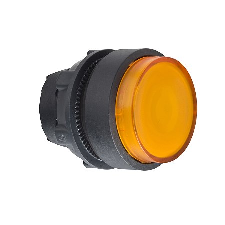 Cabeçote Para Botão Luminoso Modular Ø22Mm Plástico, Saliente, Para Lâmpada Ba9S, Amarelo ZB5AW15 SCHNEIDER