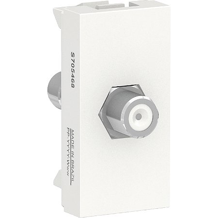 Modulo Tomada Para Antena De Tv (P/ Cabo Coaxial Tipo F) Antibacteriano 1M Br S70546824 SCHNEIDER
