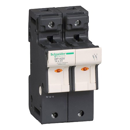 Porta Fusivel Com Indicador Bipolar 50A 14X51 DF142V APC
