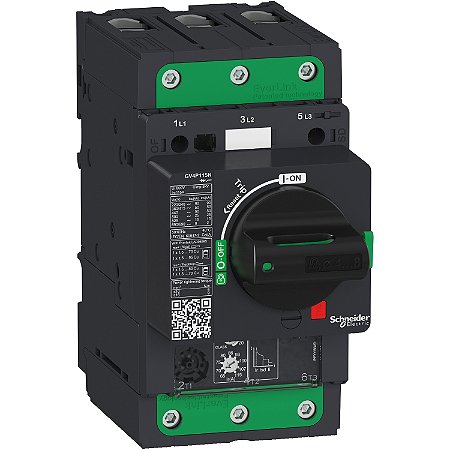 Motor Circuit Breaker, Tesys Gv4, 3P, 80A, Icu 25Ka, Thermal Magnetic, Everlink Terminals GV4P80B SCHNEIDER