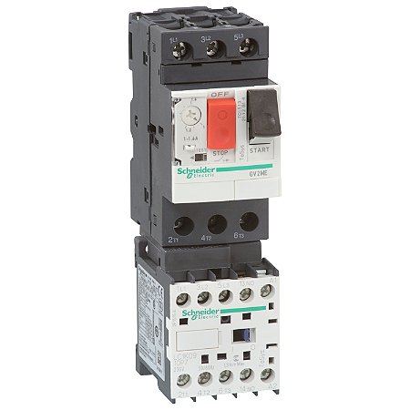 Partida Combinada Tipo1 Disjuntor+Contator 2.5-4A 230Vca GV2ME08K1P7 SCHNEIDER