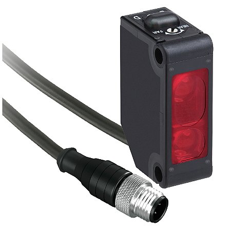 Sensor Fotoeletrico Mini Supressao De Fundo Sn 0,3M Cabo 0,3M M12 XUM8APCNL03M12 SCHNEIDER