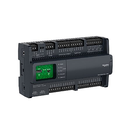 Controlador Smartx Automation Server As-B-24 - 24 Entradas/Saídas - 2 Portas Ethernet - 1 Porta Rs-485 SXWASB24X10001 SCHNEIDER