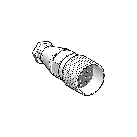 Conector M23 Femea Reto XZCC23FDM190S SCHNEIDER