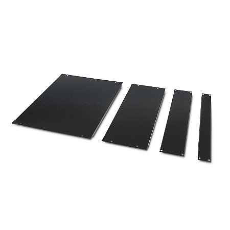 Kit De Painéis De Isolamento Pretos Para Gerenciamento De Circulação De Ar (1 U, 2 U, 4 U, 8 U) AR8101BLK SCHNEIDER