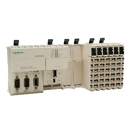 Controlador Lógico Programável De Movimento - 8 Eixos - 26 Entradas / 16 Saídas Source (Pnp) - Modbus/Canopen/Canmotion/Ethernet Ip - 24 Vdc LMC058LF424 APC
