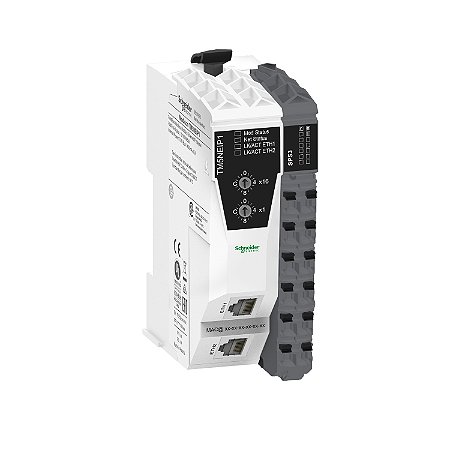 Kit Com Módulo De Comunicação Ethernet/Ip - Base - Módulo De Alimentação - Borneira De 12 Vias - Ip20 - 24 Vdc TM5NEIP1K SCHNEIDER