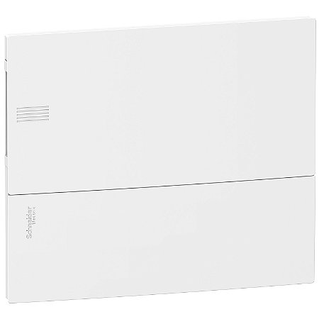 Tampa Branca Porta Opaca Para Quadro De Distribuicao Mini Pragma 1 Fila 18 Mod MIP30118 APC