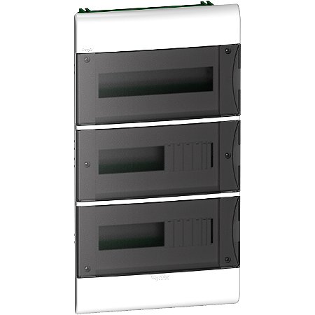 Easy9 - Plastic Enclosure - 36 Modules - Flush - With Smoked Door EZ9E3436 SCHNEIDER
