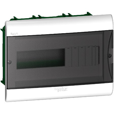 Easy9 - Plastic Enclosure - 12 Modules - Flush - With Smoked Door EZ9E3412 APC