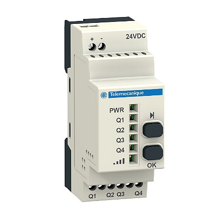 Programmable Receiver - 4 Pnp - 200 Ma - 24 V Dc - 2 Pusbuttons - 6 Leds XZBWR2STT24 SCHNEIDER