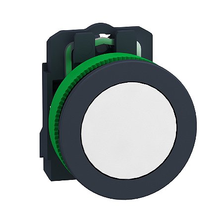 Sinalizador Monobloco Faceado Ø30Mm Plástico, Led De Alto Brilho, Branco, 230...240Vca XB5FVM1 SCHNEIDER