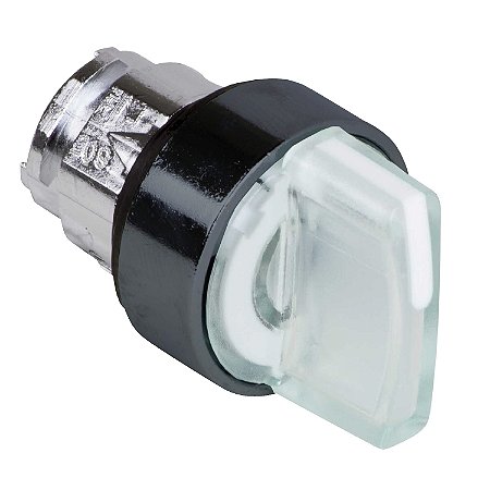 Cabeçote Para Comutador Luminoso Ø22Mm Plástico, 3 Posições Retorno Por Mola, Branco ZB5AK1713 SCHNEIDER