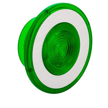 Lente Para Botao Cogumelo D41 Verde 9001G22 APC