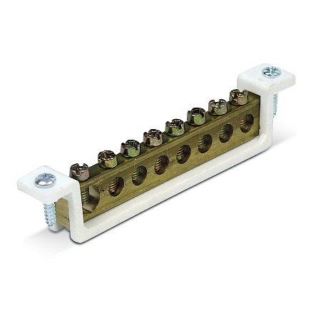 Barramento Easy9 Neutro/Terra Para Quadro De 12/16 Módulos EZ9E33B08 SCHNEIDER