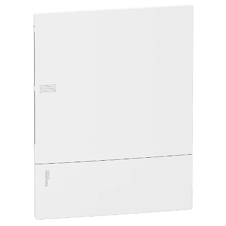 Quadro De Distribuicao Mini Pragma Embutir 2 Filas 24 Modulos Porta Opaca MIP20212 SCHNEIDER