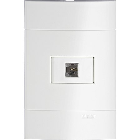 Conjunto Tomada Rj11 2 Fios Pl/Br PRM44101 APC