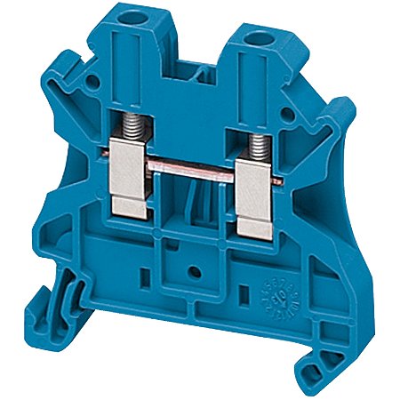 Conector Parafuso 4Mm2 2 Pontos Azul NSYTRV42BL SCHNEIDER