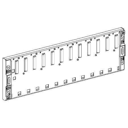 Rack Premium Extensao De 12 Slots Conf Coated TSXRKY12EXC SCHNEIDER
