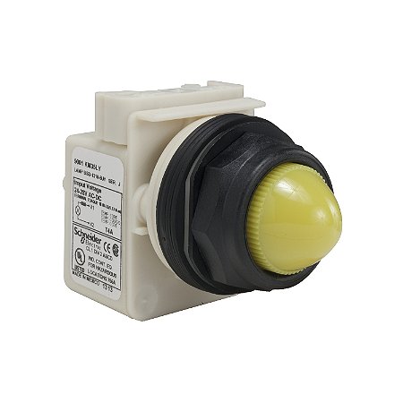 Sinalizador 30Mm Plastico Led Alto Brilho 24V Amarelo 9001SKP35LYY9 SCHNEIDER