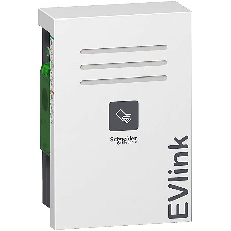 Carregador Veicular Evlink Parking - 2X22 Kw - T2S - Rfid - Para Parede EVW2S22P44R SCHNEIDER