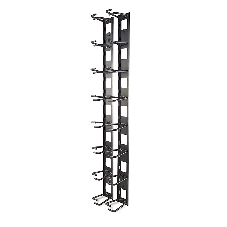 Organizador De Cabos Vertical, 8 Braçadeiras Para Cabos, Não Ocupa Espaço Em U AR8442 SCHNEIDER