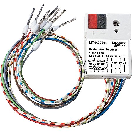 Interface Para Pulsador Knx 4-Gang MTN670804 SCHNEIDER