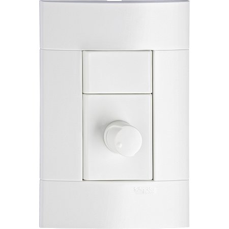 Conjunto Variador De Luminosidade Dimmer 127V 300W Pl/Br PRM44341 SCHNEIDER
