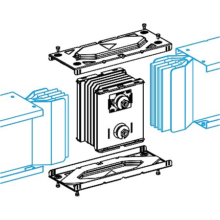 Kt 4X2500Al Junction Bloc KTA2500YA4 SCHNEIDER