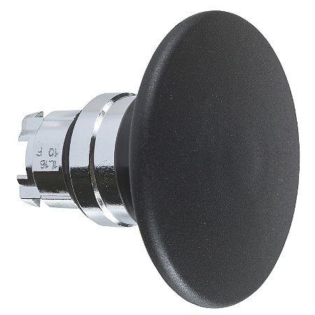 Cabeçote Para Botão Ø22Mm Metálico, Com Retenção, Girar Para Destravar, Cogumelo Ø60Mm, Preto ZB4BS62 SCHNEIDER