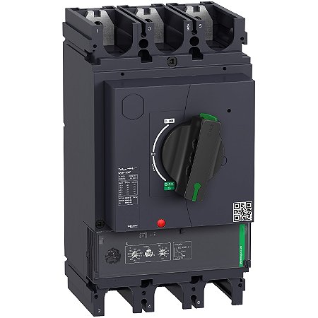 Motor Circuit Breaker, Tesys Gv6, 3P, 500A, Icu 36Ka, Thermal Magnetic GV6P500F SCHNEIDER