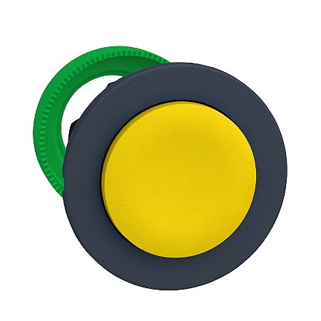 Flush Mounted Yellow Projecting Pushbutton Head ZB5FL5 SCHNEIDER