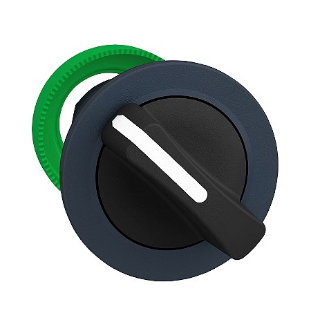 Flush Mounted Black Selector Switch Head 2 Pos Return Right To Left ZB5FD4 SCHNEIDER