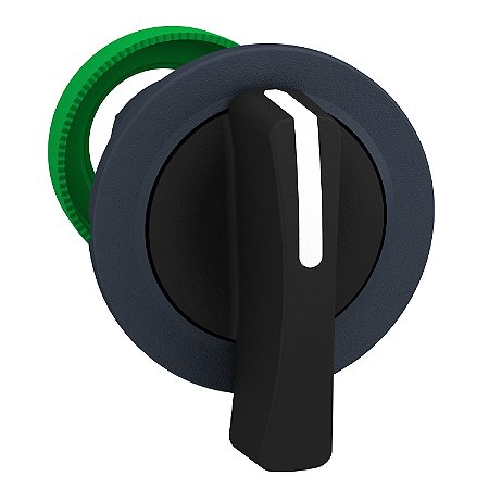 Flush Mounted Black Selector Switch Head Long Handle 2 Pos Return Right To Left ZB5FJ4 SCHNEIDER