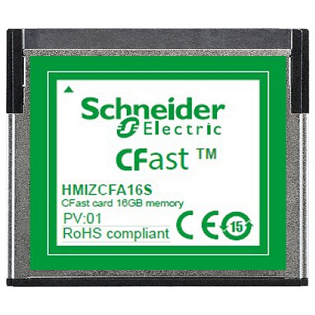 Cartao De Memoria Cfast 16Gb De Sistema Da Hmigtu HMIZCFA16S SCHNEIDER