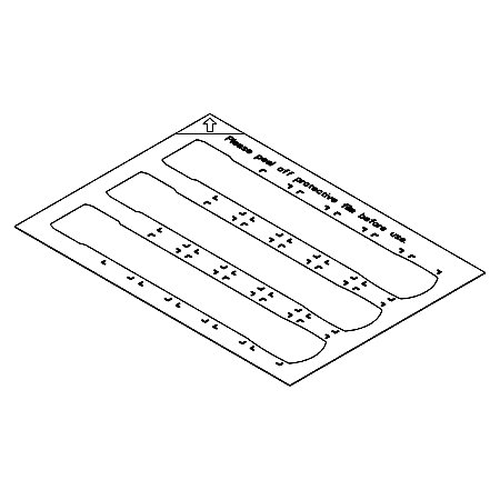 Etiqueta Customizavel Para Teclado Iluminado Usb HMIZLYRA1 SCHNEIDER