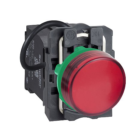 Sinalizador Modular Ø22Mm Plástico, Com Trafo 550...600Vca, Vermelho, 24V XB5AV9B4 SCHNEIDER