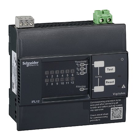 Vigilohm 12 Channel Fault Locator - 100-440Vac/Dc IMDIFL12 SCHNEIDER