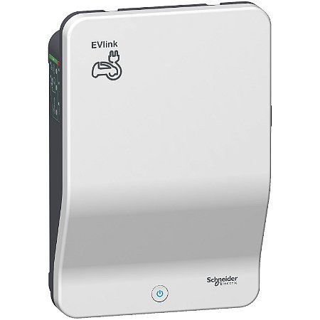 Carregador Veicular Evlink Smart Wallbox - 22 Kw - T2S + Tomada Doméstica 10A - Chave EVB1A22P4EKI SCHNEIDER
