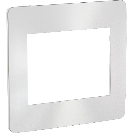 Orion - Cover-Frame 4X4 - 6 Modules - White / Chrome Satin S732203419 SCHNEIDER