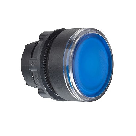 Cabeçote Para Botão Luminoso Ø22Mm Plástico, Faceado, Com Retenção, Azul ZB5AH063 SCHNEIDER