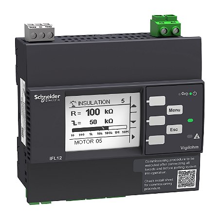 Vigilohm Advanced 12 Channel Fault Locator With Modbus - 100-440Vac/Dc IMDIFL12MC SCHNEIDER