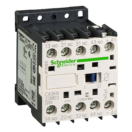 Contator Auxiliar Tesys K 2Na+2Nf 220Vcc Com Supressor CA3KN22MD3 SCHNEIDER