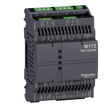Modulo De Expansão Para Modicon M172 - 6 Entradas / 10 Saídas Digitais + 10 Entradas / 2 Saídas Analógicas - 24 Vdc TM172E28R SCHNEIDER
