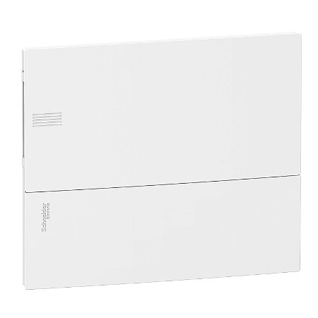 Quadro De Distribuicao Mini Pragma Embutir 1 Fila 12 Modulos Porta Opaca MIP20112 SCHNEIDER