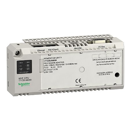 Modulo Momentum Processador Unity M1E Rs232/485,Usb,Ethernet 171CBU98090 SCHNEIDER